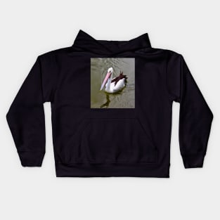 The Pelican Swims! Kids Hoodie